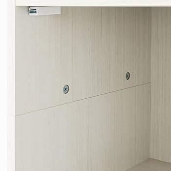 Amazon｜白井産業 収納棚 ラック ストッカー 5段の扉付き収納 同